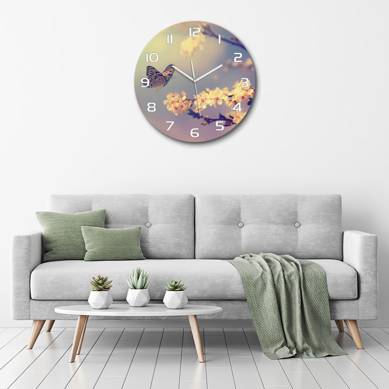 Joost Glass Wall Clock
