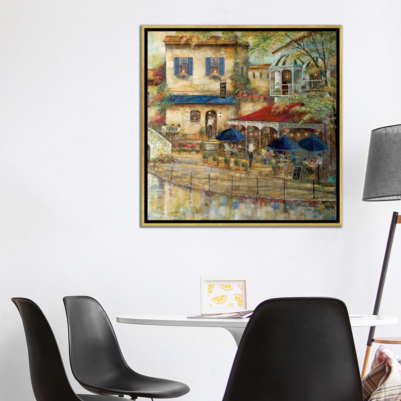 «Arthur's II» par Ruane Manning - reproduction d'art, H 37 po x l 37 po x P 1,5 po, Toile encadrée d'or, Aucun mat