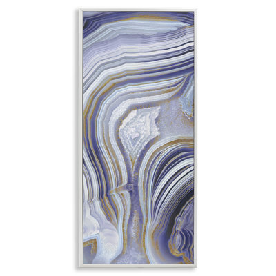 Agate Crystal Pattern Abstract Design Giclee Art by Danielle Carson