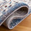Tapis oriental en polypropylène tissé à la machine Gumm - bleu clair / blanc-1392956079