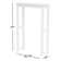 Dorset 27 in. D x 9 in. D White Wood Toilet Base Cabinet with 23 in. W x 34 in. H x 7 7/8 in. D Storage Compartment, Clean Lines & Non-Abrasive Cleaning for Organizational & Decorative Appeal
