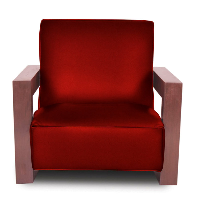 Lofty Leather Armchair, Lava Maestro Artisano Genuine Leather, Ash Honey