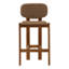 Alva Outdoor Counter Stool Light Brown