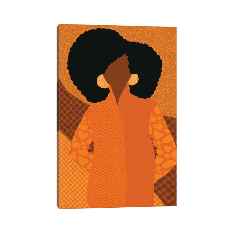Shayla by Sagmoon Paper Co. - Wrapped Canvas Gallery-Wrapped Canvas Giclée, 20.32 cm H x 30.48 cm W
