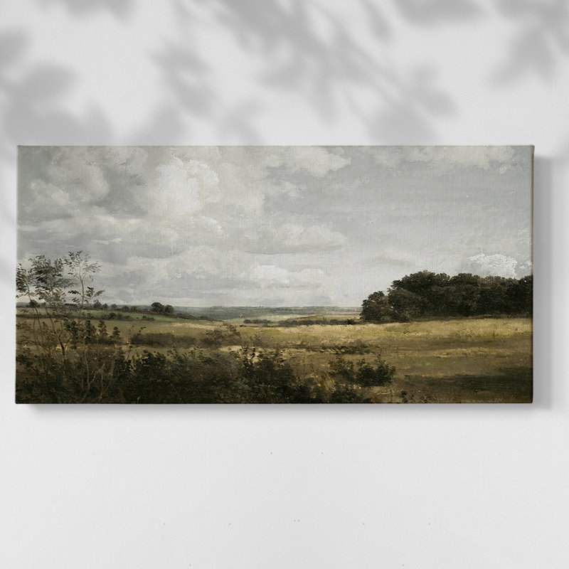 Série paysage - MCLVII - Toile tendue avec châssis - Prêt à accrocher, H 16 po x l 32 po