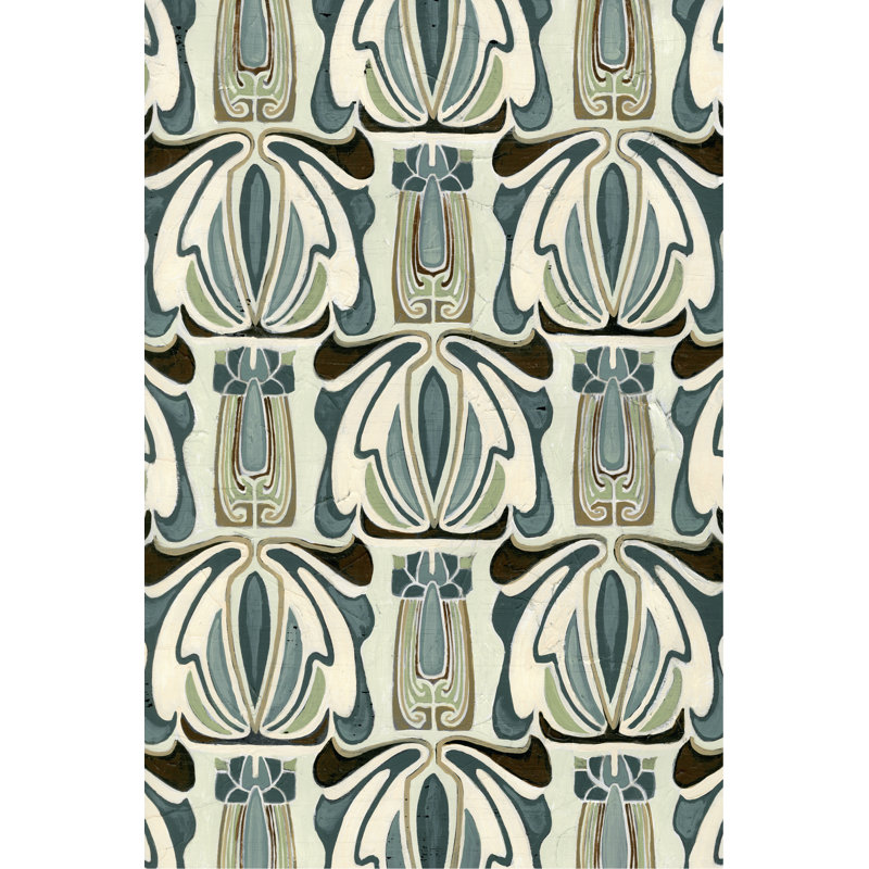 Deco Parlor Pattern I by June Erica Vess - Wrapped Canvas Print, 76cm H x 51cm W
