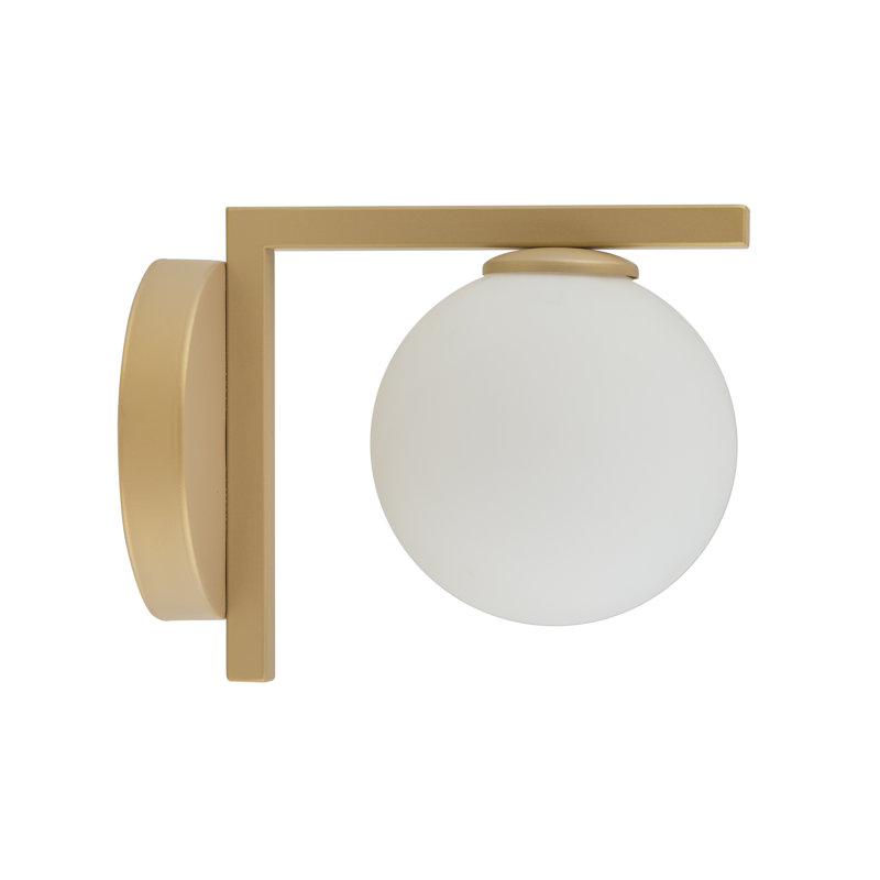Steel Armed Sconce, Gold