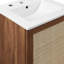Meuble-lavabo sur pied simple 17,5 po avec plateau en bois manufacturé Modway Soma-93249753-93249752