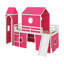 Lit mezzanine simple avec glissade et tour-1419212639