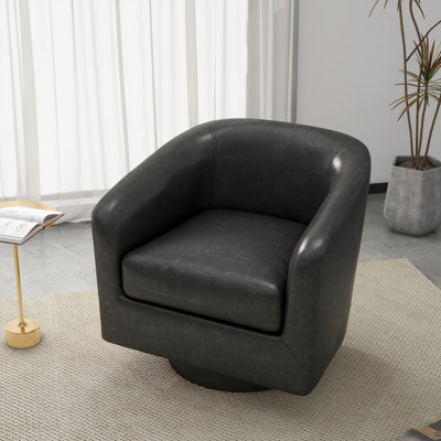 Bennett 73.1 Cm Wide Swivel Barrel Chair