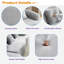 Canapé modulaire en L en chenille à compression complète avec méridienne courbée et coussins-556426855