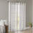 Fretwork Print Grommet Top Window Curtain Panel(Only 1 Pc Panel)-86470372-86470370