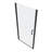 1 3/8" Adjustment Universal Pivot Shower Door, Open Outside