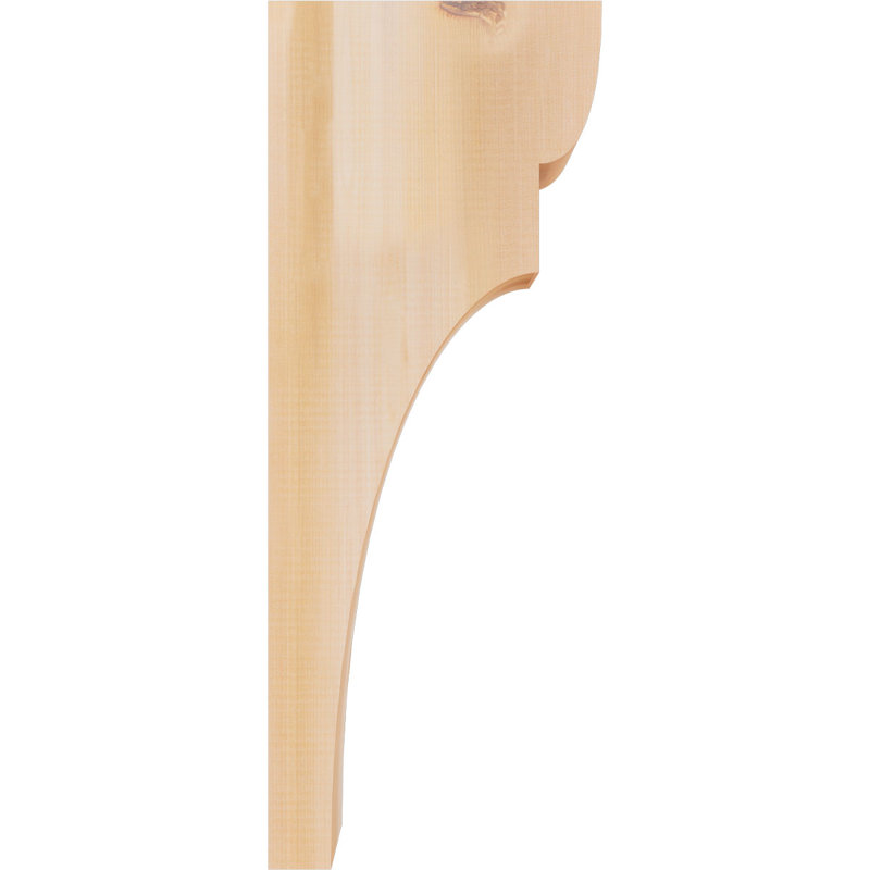 Yorktown Corbel, H 26 po x l 3,5 po x P 10 po, Cèdre rouge, Lisse