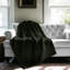 Olive noire - couverture sherpa de qualité supérieure 1 pièce-100391642
