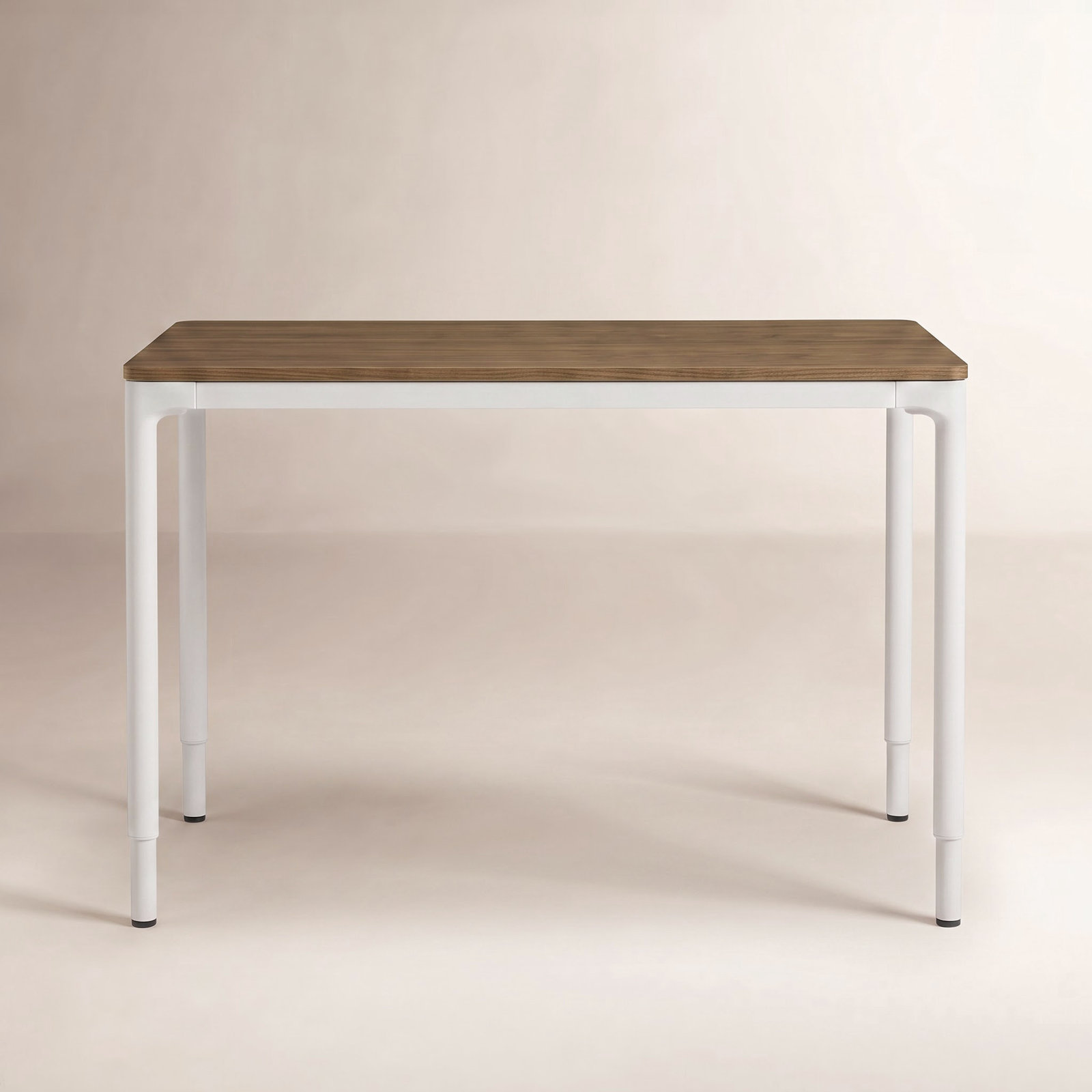 Standing Desk, 44.6" H x 59" W x 27" D, Carbon, Bleached Oak