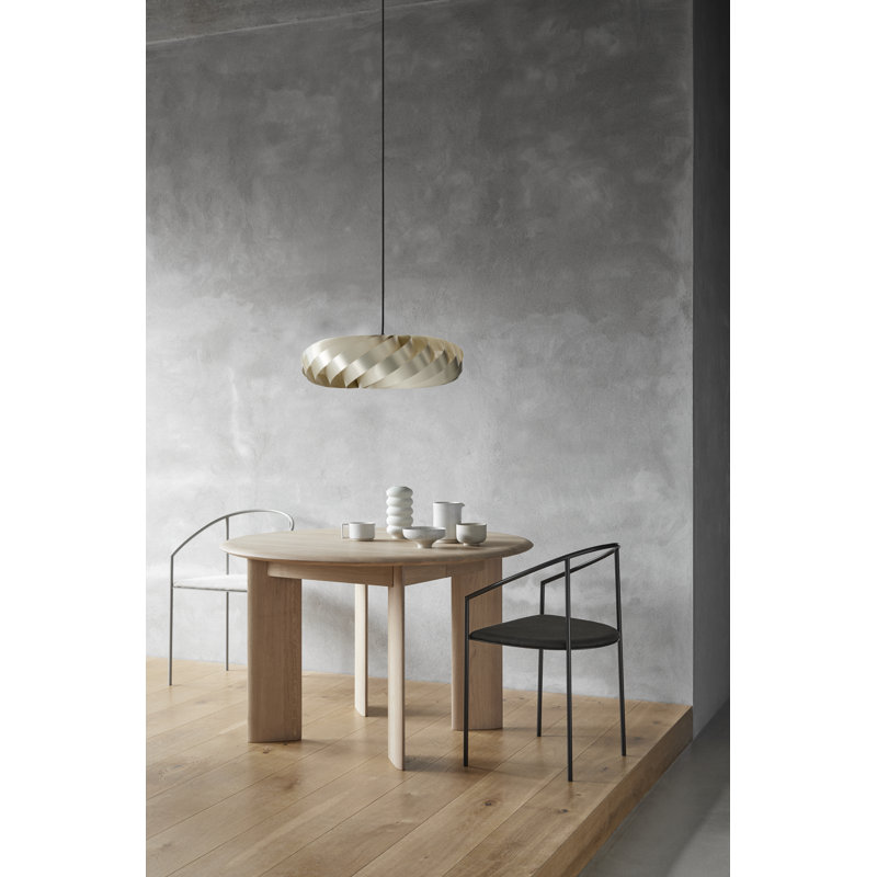 Luminaire suspendu Selma, Doré, H 7,87 po x l 23,62 po x P 23,62 po
