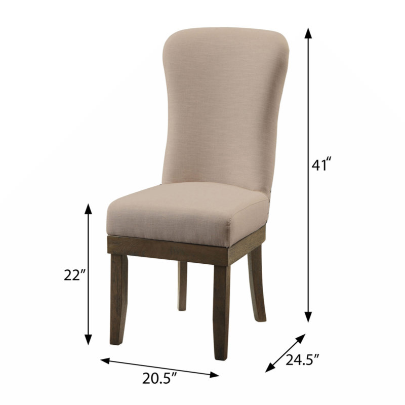 Ensemble de 2 chaises d'appoint à oreilles beige et brun récupéré