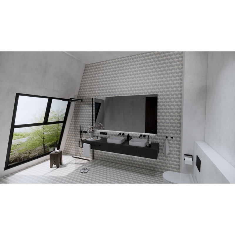 12" x 12" Straight Edge Natural Stone Mosaic Sheet Wall Floor Use Tile