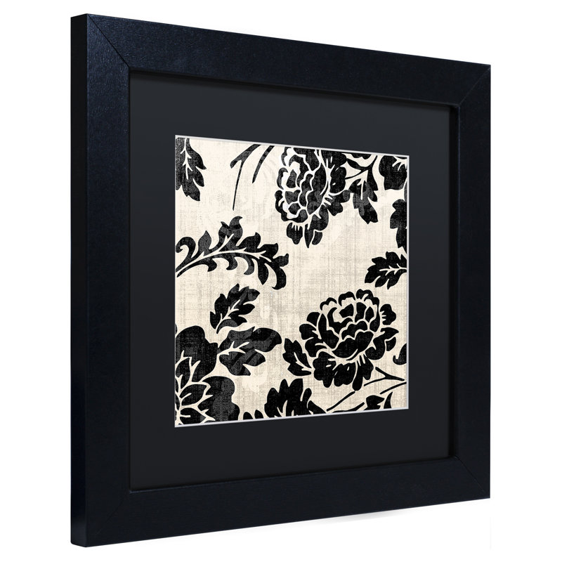 Jadaya Stylesque III - cadre photo, impression sur toile, H 11 po x l 14 po x P 0,5 po, Cadre noir, Noir