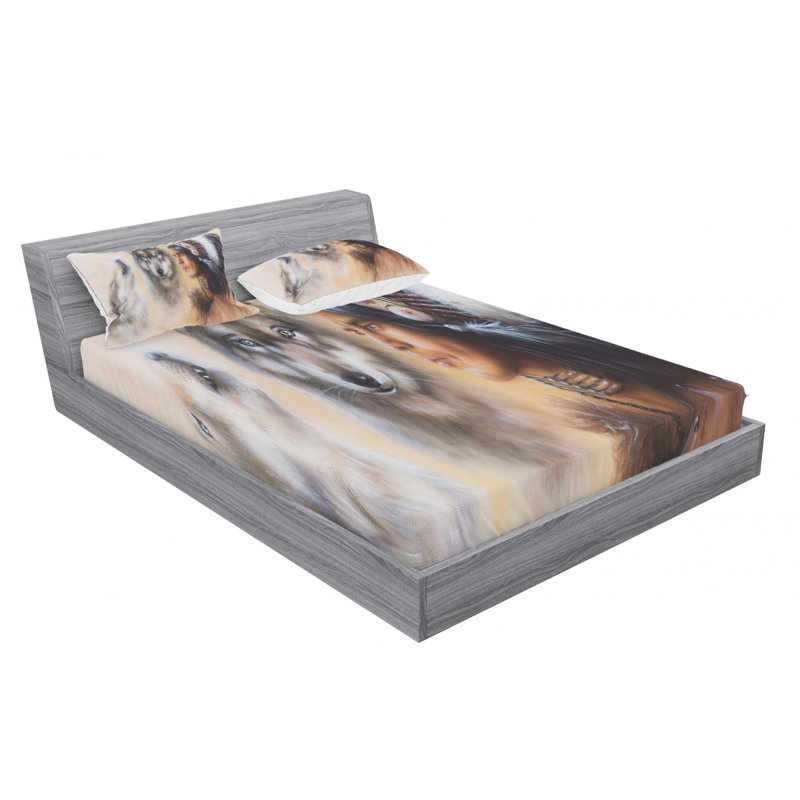 Microfiber Sheet Set, Queen Sheet Set + Fitted Sheet + 2 Pillowcases