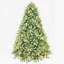 Arbre de Noël illuminé bleu-vert 5pi-14611400-14611402