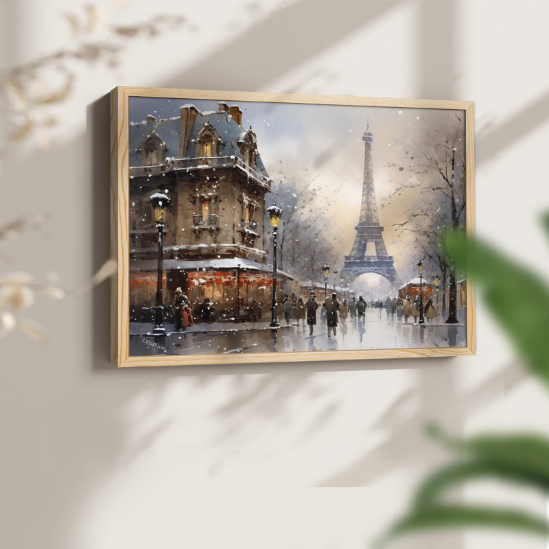 Chirstmas Art-CCCXII -Framed Print - Restickable, Naturel, H 11 po x l 14 po