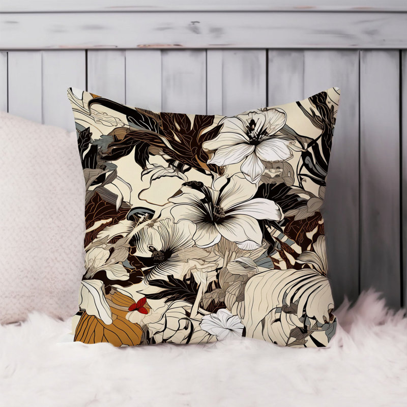 Floral Luxe Flowers XI Modern, 16"H x 16"W