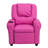 Forman LeatherSoft Contemporary Kids Recliner with Cup Holder and Headrest-274811409