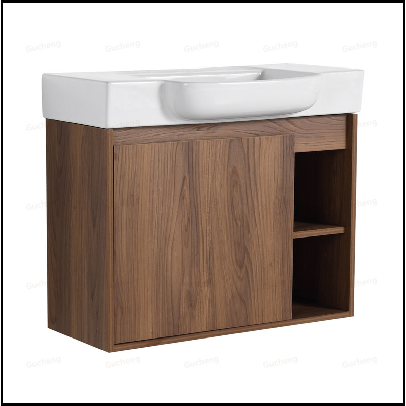 28"Floating Bathroom Vanity With Ceramic Sink