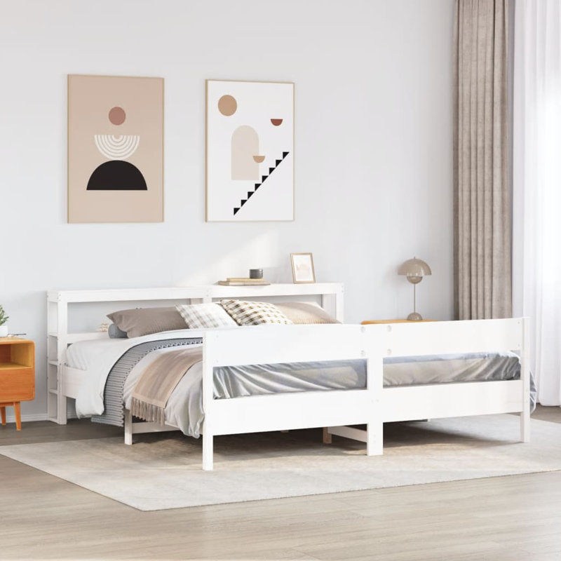 Ingber Solid Wood Storage Bed, Super King (6')