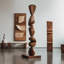 Ornements de sculpture créatifs en bois d'hévéa