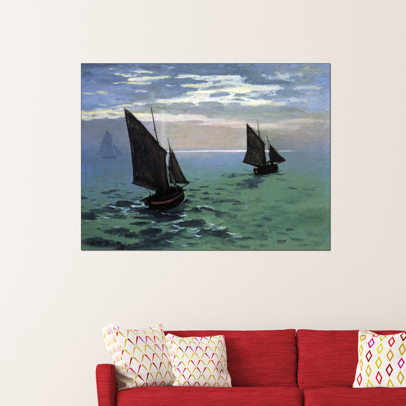 Claude Monet - Wrapped Canvas Painting, 90cm H x 120cm W x 1.8cm D