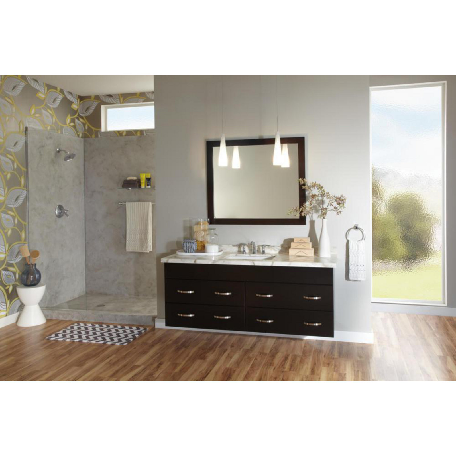 Linden™ 24" Wall-Mounted Towel Bar, Chrome