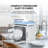 Simzlife Mini Portable Dishwasher Countertop Compact Dishwashers, Tabletop Small Dishwasher with 5L Built-in Water Tank with 6 Modes and Baby Care for Apartments& RVs, No Hookup Needed