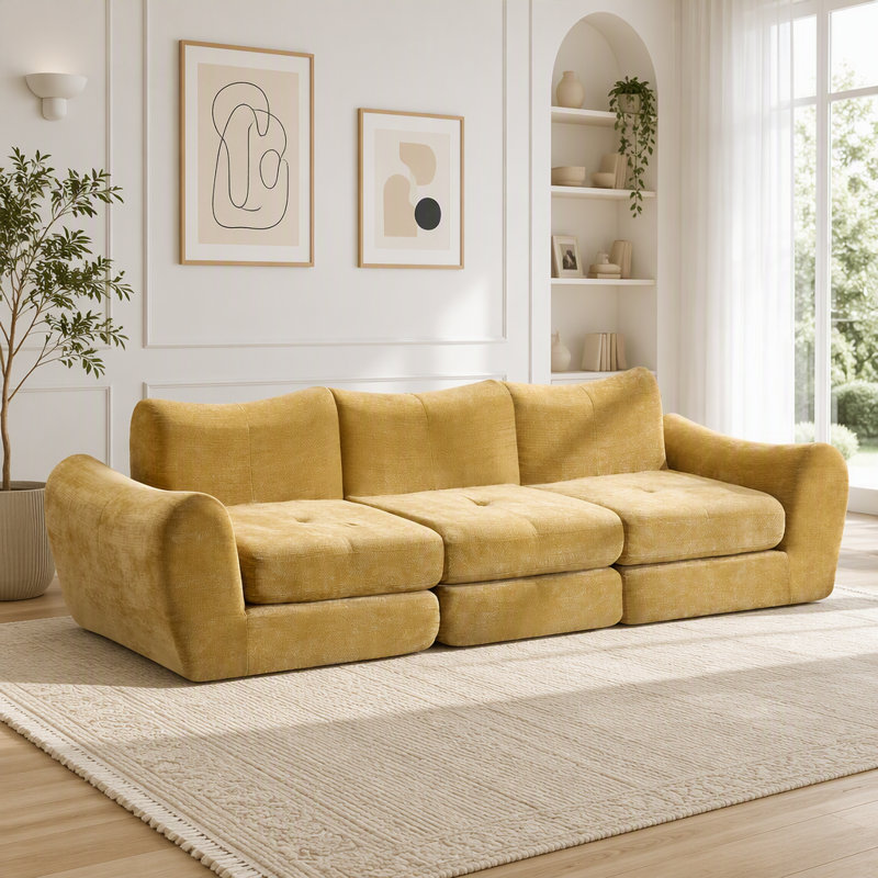 Modular Cloud Sofa, Yellow