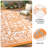 Reversible Outdoor Area Rug, Waterproof, Easy Clean, UV Resistant Patio Mat, Washable Garden Carpet for Beach, Porch, Backyard-420944998-420945002