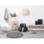 Round Geometric Wool Hand Woven Area Rug-28243934
