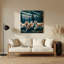 Chiens, art mural gris en métal Buhund-355575957