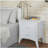 White 2-Drawer Nightstand