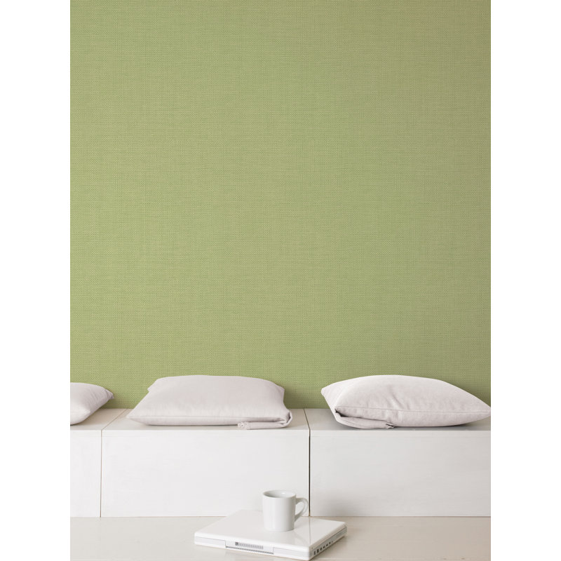 10m x 53cm Matte Wallpaper Roll, Green