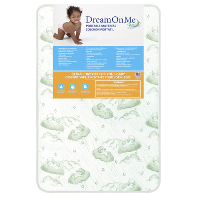 Dream On Me 3” Square Corner Playmat / Playtime Comfort/ Reinforced Waterproof Cover/ Greenguard Gold Environment Safe Playmat