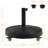 Seritta Wheeled 55lb Self-weight Patio Umbrella Base