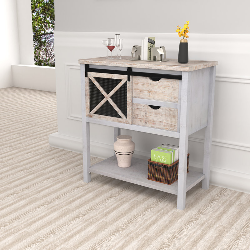 Gaidouras 32'' Solid Wood Console Table