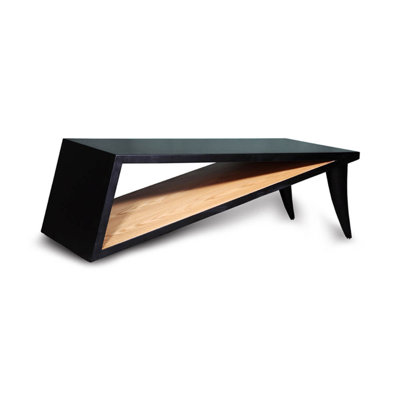 Cybelle Solid Wood Abstract Coffee Table with Storage