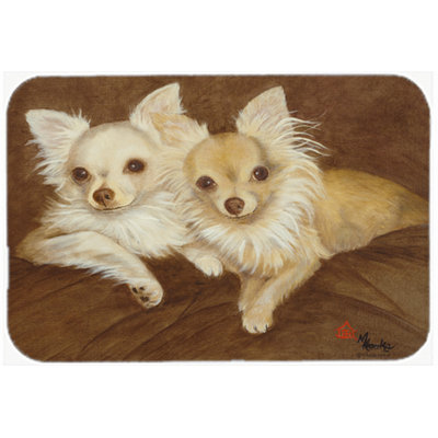 Winston Porter Chihuahua For the Pair Glass Cutting Board