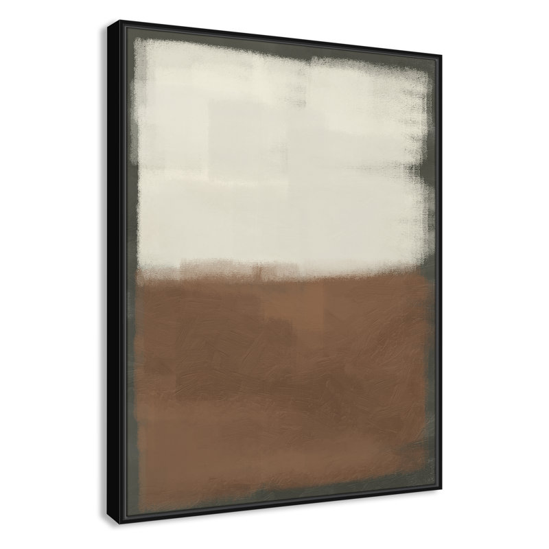 Coronado Alabaster Burst 2 - reproduction sur toile avec cadre flottant, H 41,5 po x l 31,5 po x P 2 po