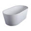 Ofuro - Baignoire de trempage autoportante à surface solide 55 po x 28 po 