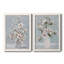 Magnolia Romance - Ensemble de 2 peintures sur toile encadrées-1128462291-1128462290