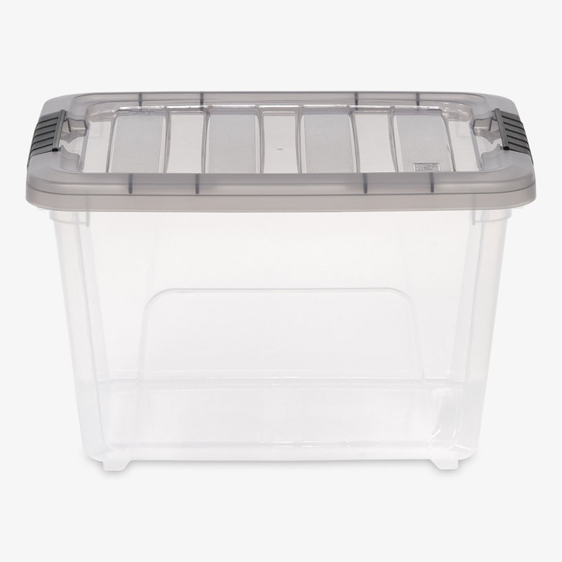 Boîte de rangement en plastique avec couvercle verrouillable IRIS, 19